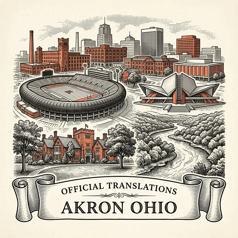 Akron certified translation services