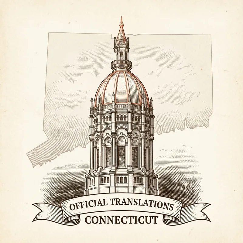 Flag of Connecticut — certified translation services across Connecticut