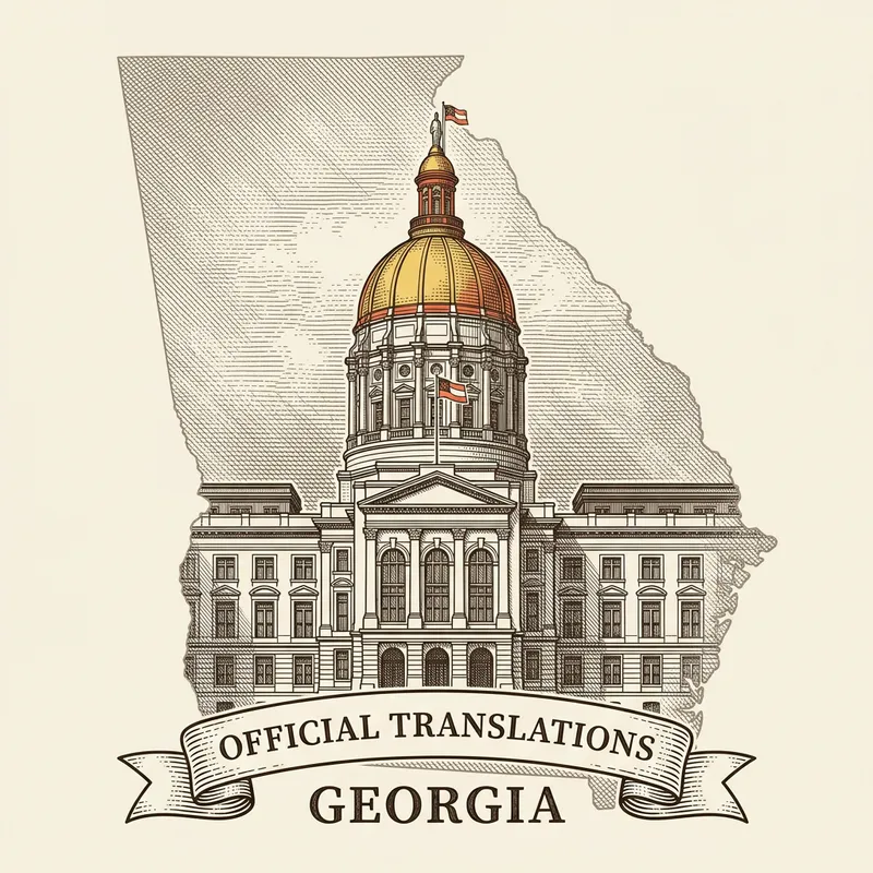 Flag of Georgia — certified translation services across Georgia