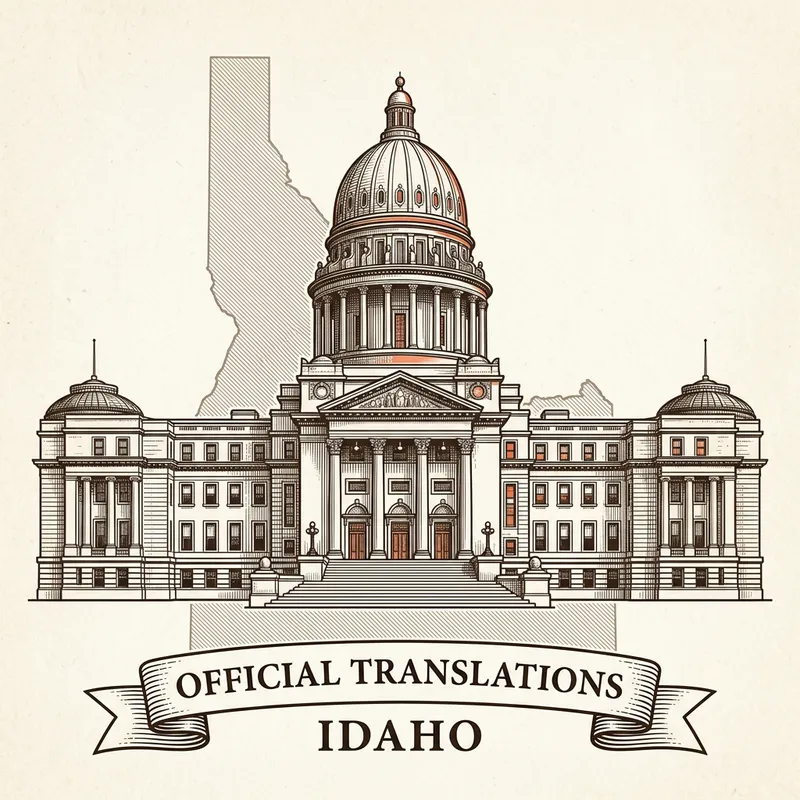 Flag of Idaho — certified translation services across Idaho
