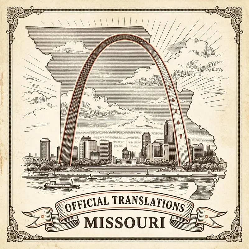 Flag of Missouri — certified translation services across Missouri