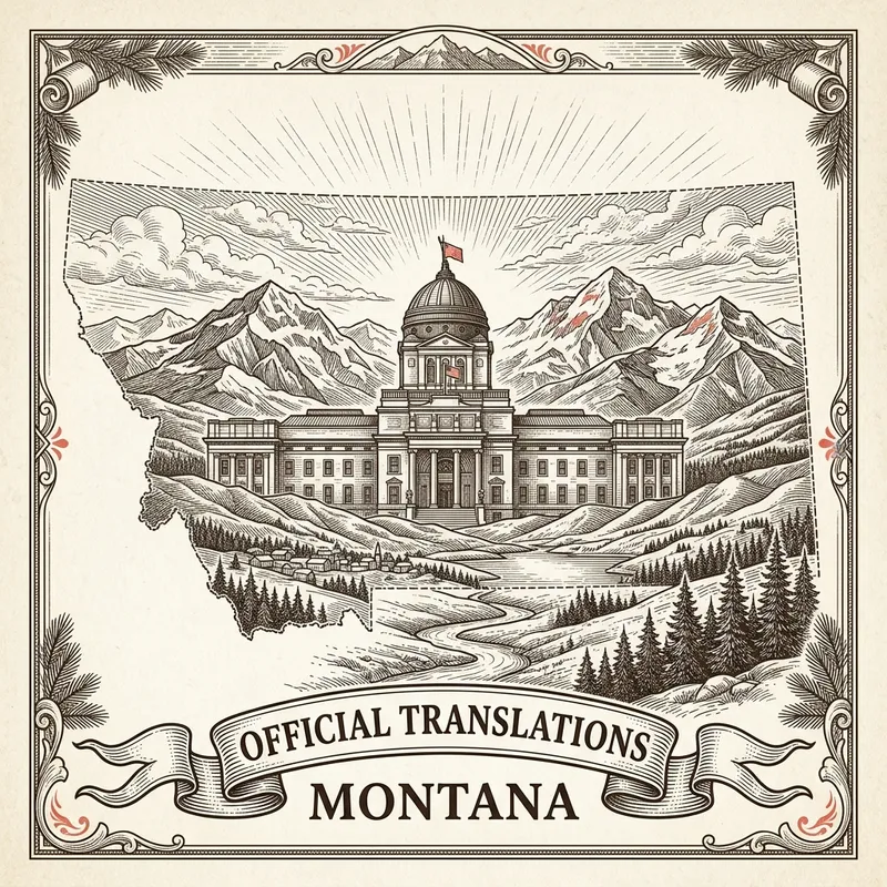 Flag of Montana — certified translation services across Montana