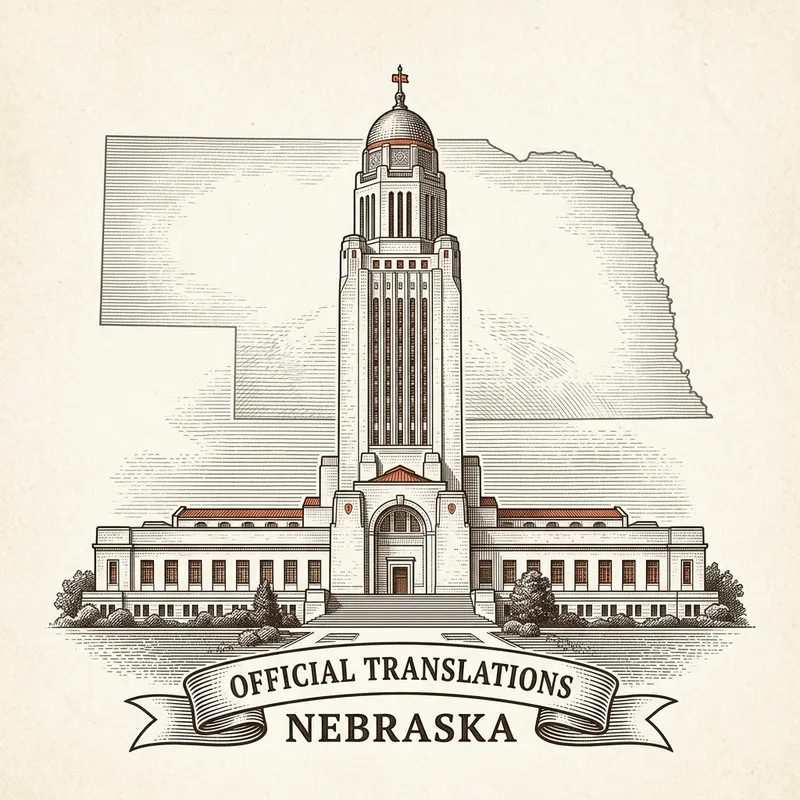 Flag of Nebraska — certified translation services across Nebraska