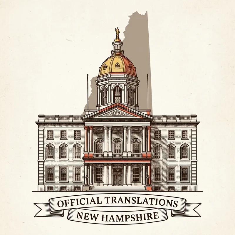 Flag of New Hampshire — certified translation services across New Hampshire