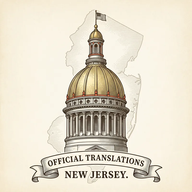 Flag of New Jersey – certified translation services across New Jersey