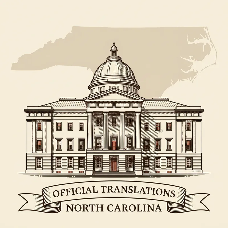 Flag of North Carolina — certified translation services across North Carolina