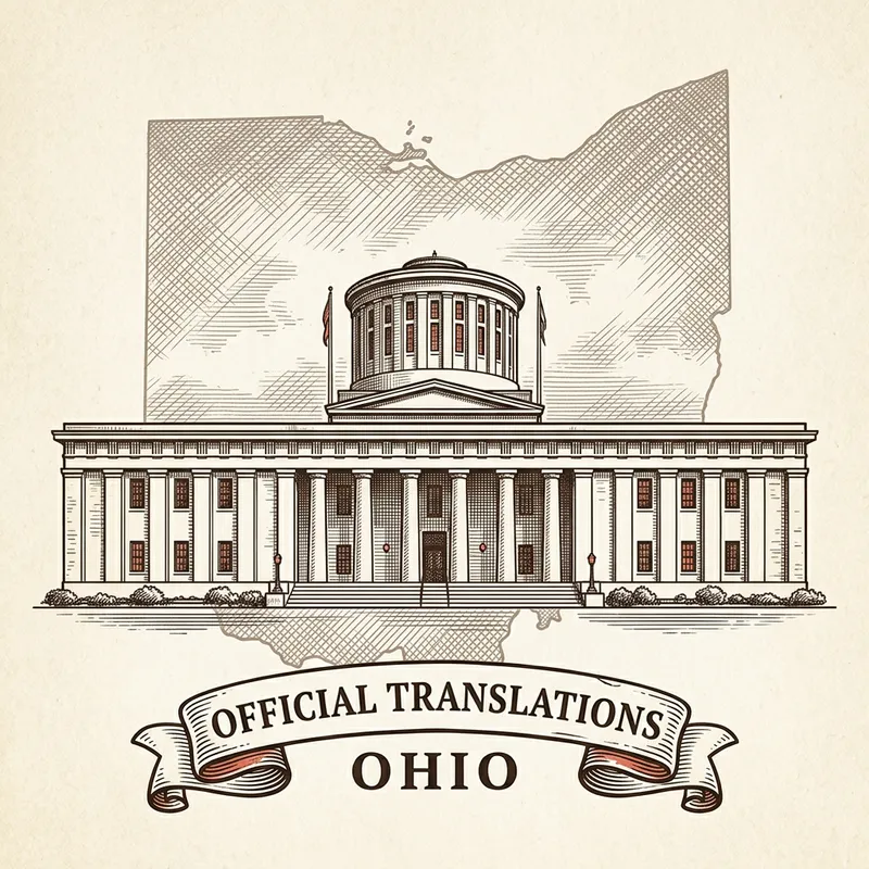 Flag of Ohio — certified translation services across Ohio