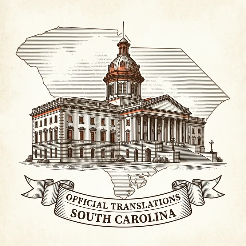 Flag of South Carolina — certified translation services across South Carolina