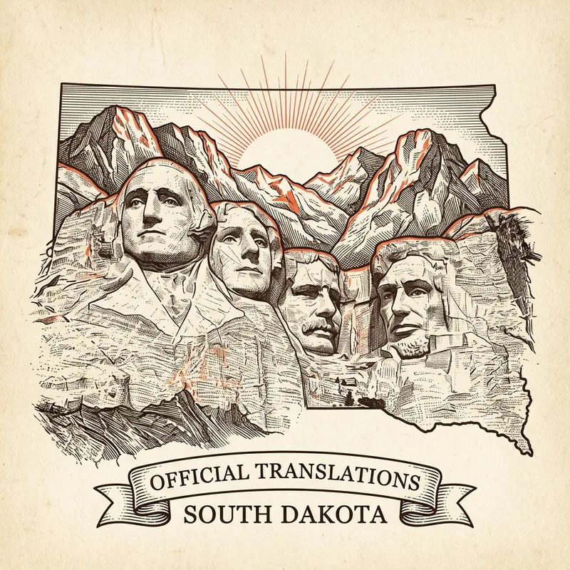 Flag of South Dakota — certified translation services across South Dakota