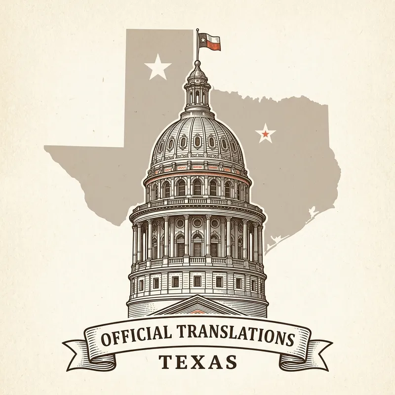 Flag of Texas — certified translation services across Texas