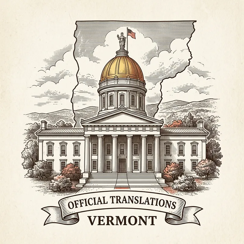 Flag of Vermont — certified translation services across Vermont