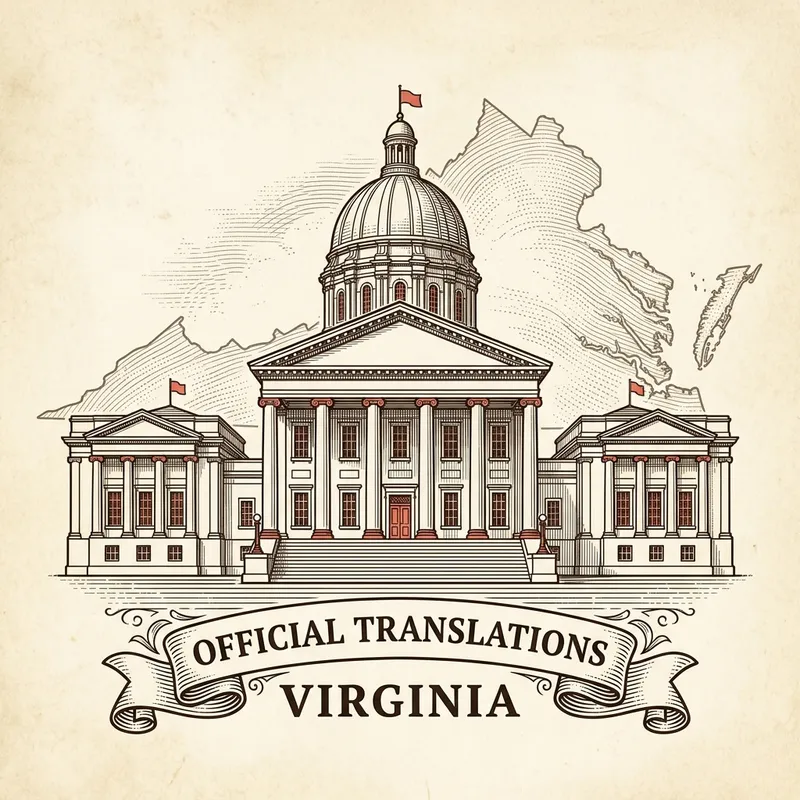 Flag of Virginia – certified translation services across Virginia