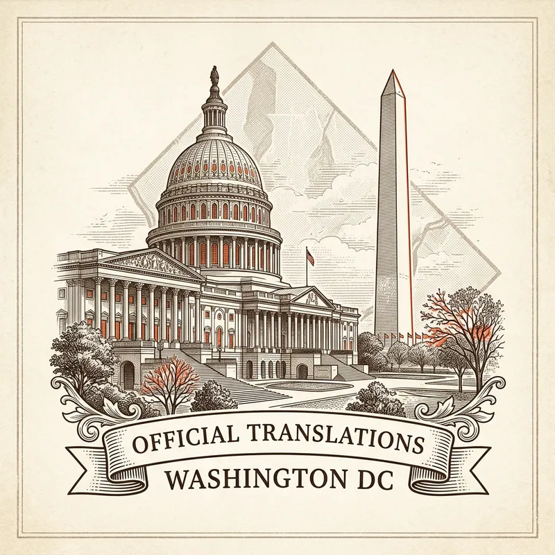 Flag of Washington DC — certified translation services across Washington DC
