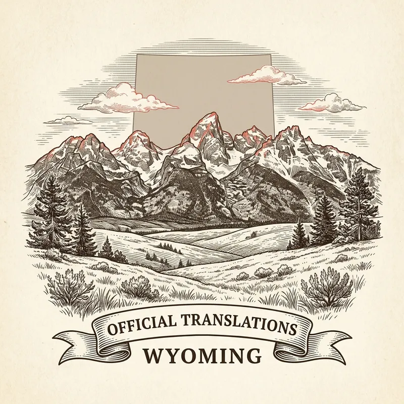 Flag of Wyoming — certified translation services across Wyoming