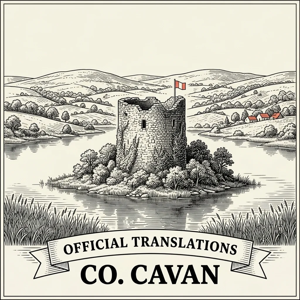 Engraved Co. Cavan illustration &ndash; Official Translations certified translation from €29.95 per page